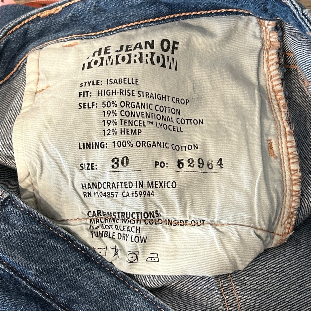 AG High Rise Button Denim - Picture 9 of 11